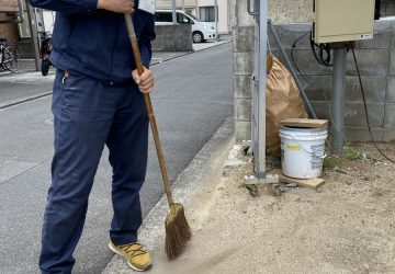 現場を整理整頓・清掃をしっかりと