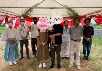 『恵久美の家』地鎮祭を行いました