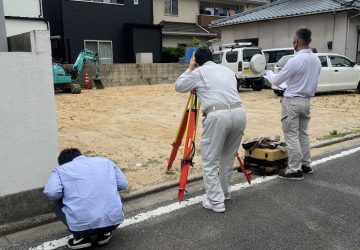 敷地調査に同行しました！