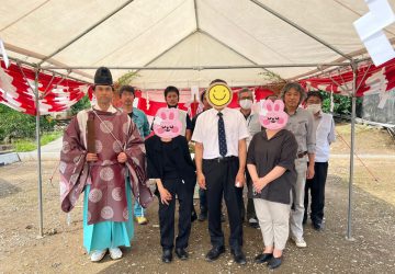 「穴井の家」祝地鎮祭