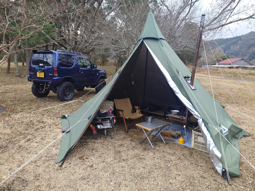 2025年発ソロキャンプ　IN三島キャンプ場